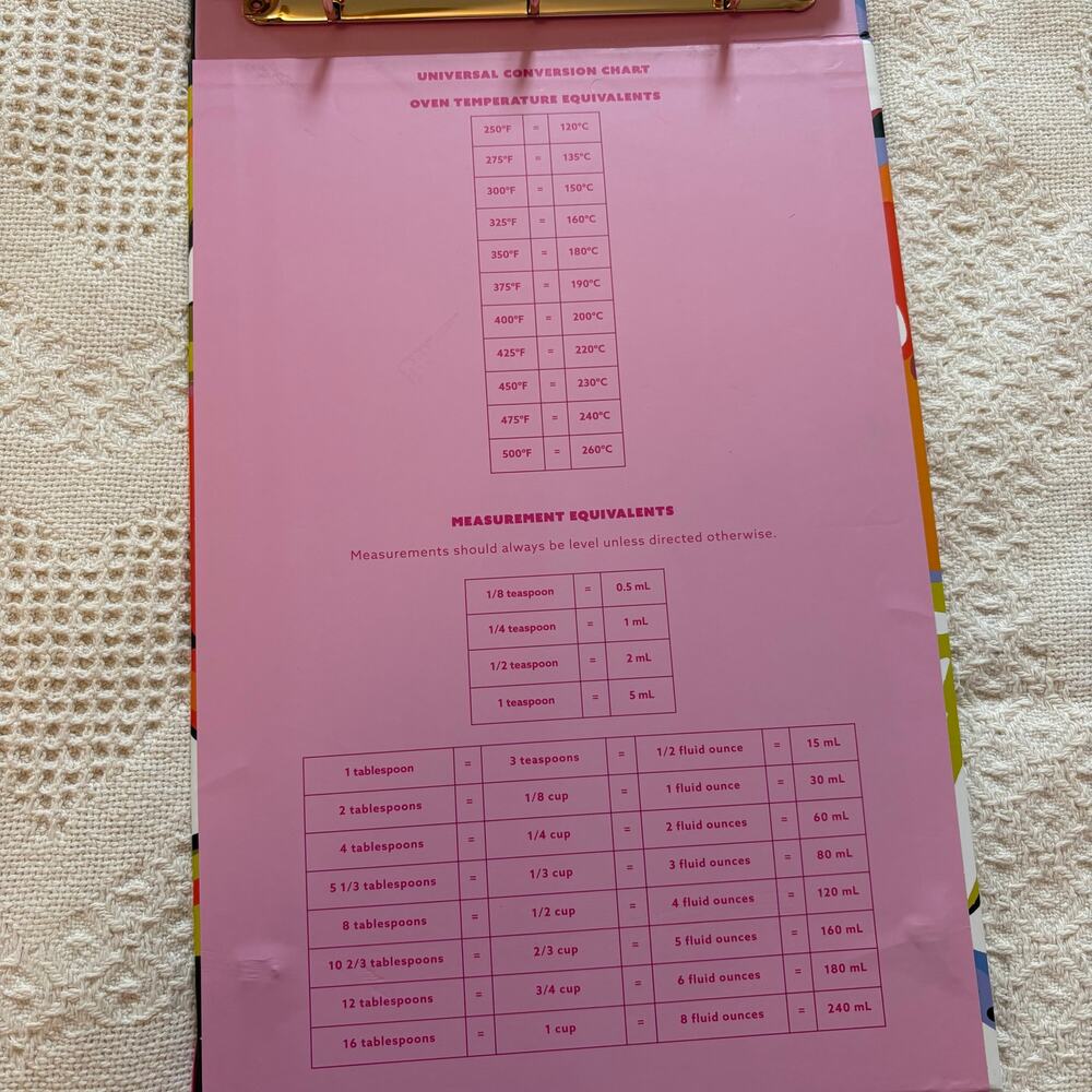 Recipes Binder - New - Picture 8 of 9
